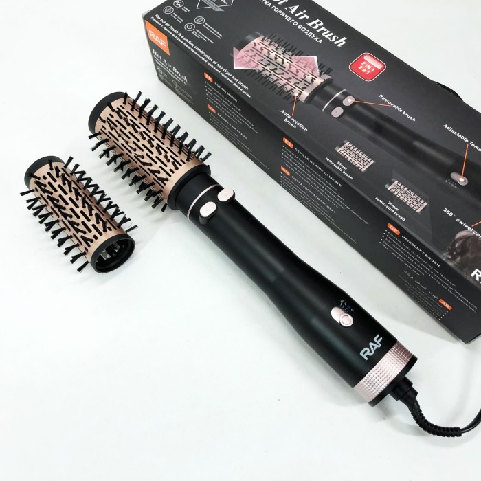Фени стайлери для волосся RAF, Щітка фен для волосся обертається Стайлер Хороший фен GT-29