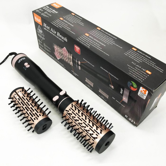 Фени стайлери для волосся RAF, Щітка фен для волосся обертається Стайлер Хороший фен GT-29