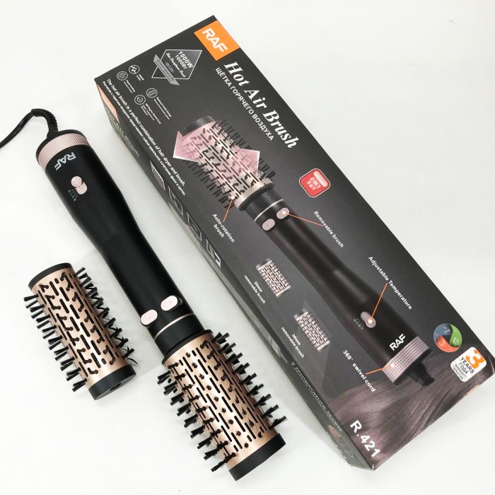 Щітка сушка для волосся, Домашній фен, Фен-стайлер для сушіння волосся Фен з насадками NR-31