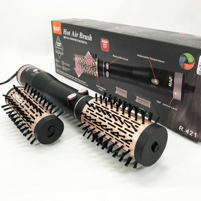 Щітка сушка для волосся, Домашній фен, Фен-стайлер для сушіння волосся Фен з насадками NR-31