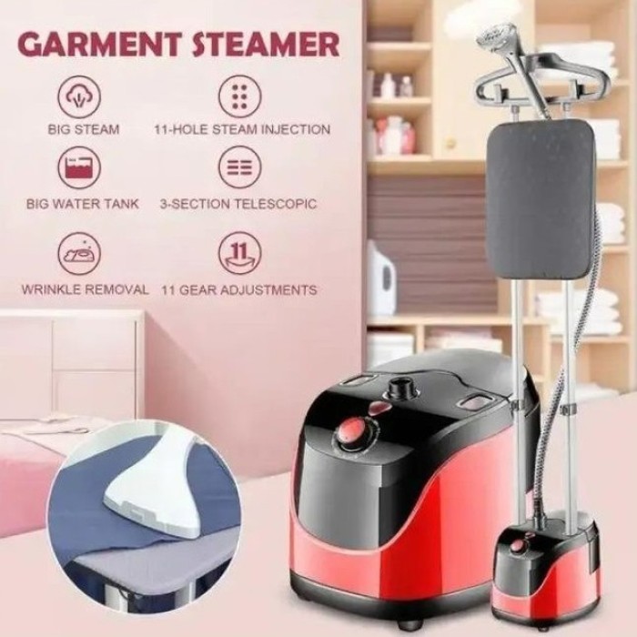 Вертикальний відпарювач зі зручною стійкою RAF, Ефективний пароочисник для прасування одягу JW-11