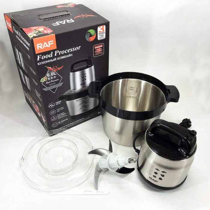 Блендер для пюре і коктейлів RAF R.7008 6 л 1600 Вт, Блендер подрібнювач для кухні стаціонарний SR-69