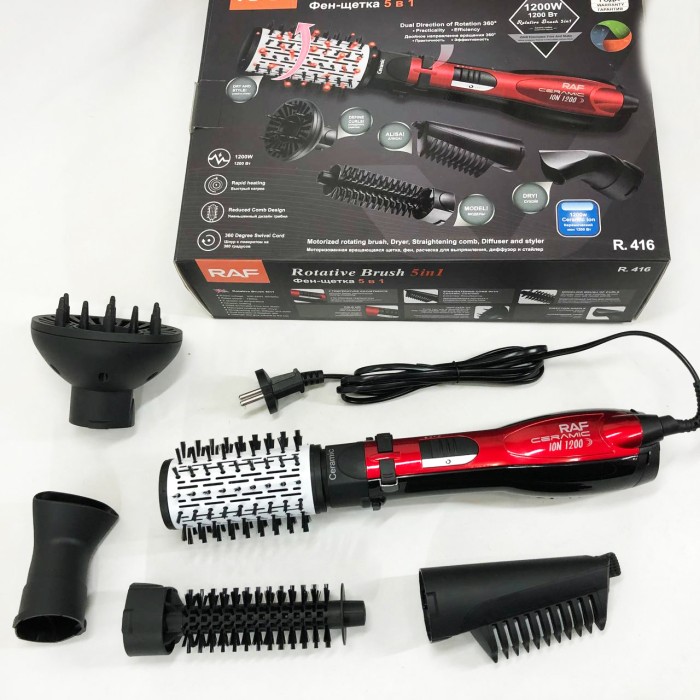 Фен з регульованою швидкістю та температурою RAF, Фен з іонізацією Потужний іонний HG-94