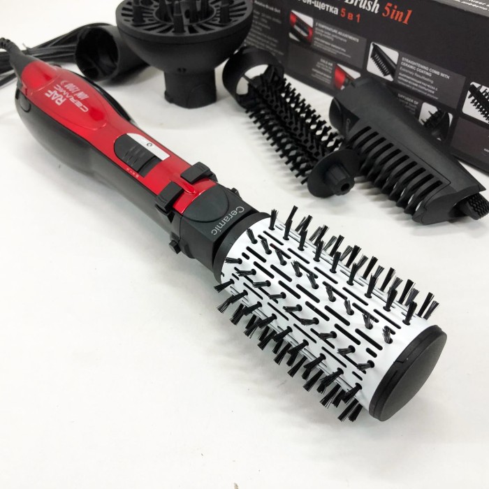 Розкладний фен для волосся RAF R.416 5 в 1 1200 Вт, Фен гребінець для укладання локонів XE-22