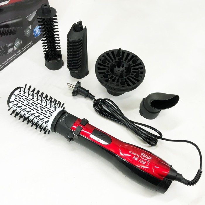 Розкладний фен для волосся RAF R.416 5 в 1 1200 Вт, Фен гребінець для укладання локонів XE-22