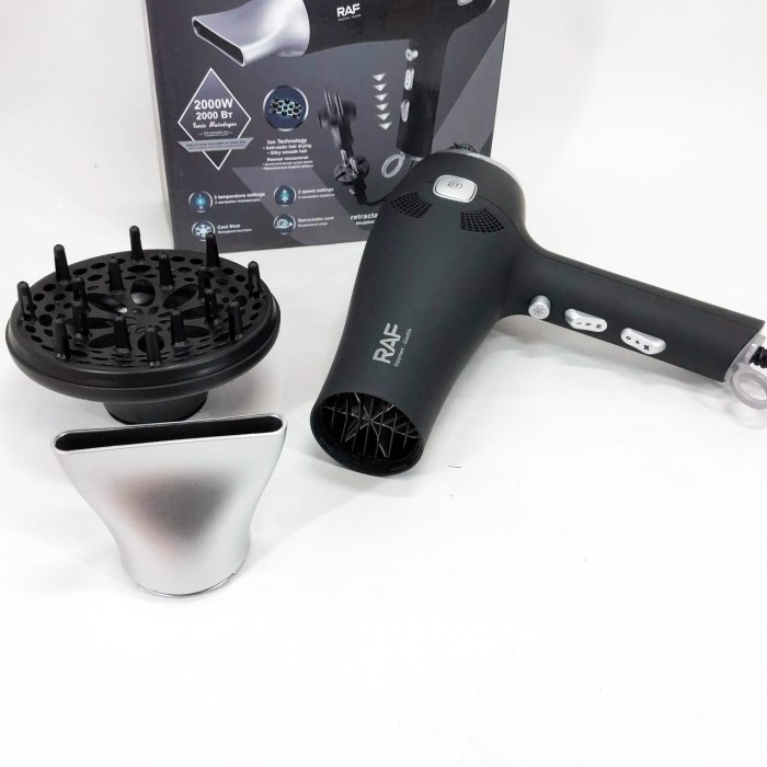 Фен для укладання середнього волосся, Фен з регульованою швидкістю і температурою DW-15