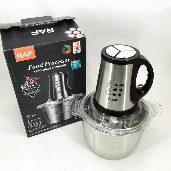 Блендер міксер смузі RAF, Блендер для кухні подрібнювач кухонний, Електричний подрібнювач блискавка BI-11