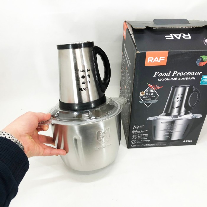 Блендер міксер смузі RAF, Блендер для кухні подрібнювач кухонний, Електричний подрібнювач блискавка BI-11