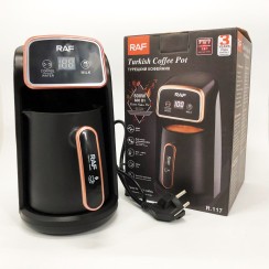 Портативна електрична турка для кави RAF R.117 300 мл 600 Вт, Хороша електрична турка SW-49