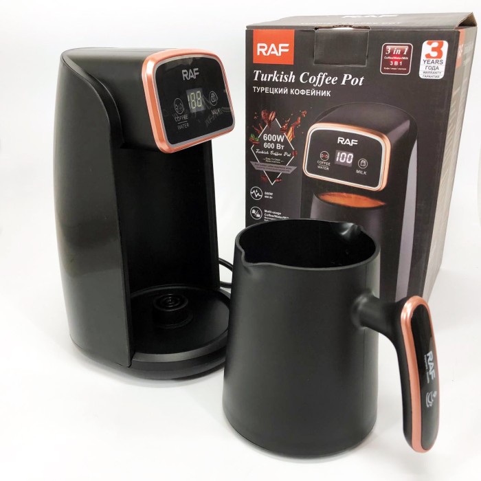 Електротурка 0.5л, Сучасна електрична турка для кави, Турка для швидкого приготування кави ZP-45