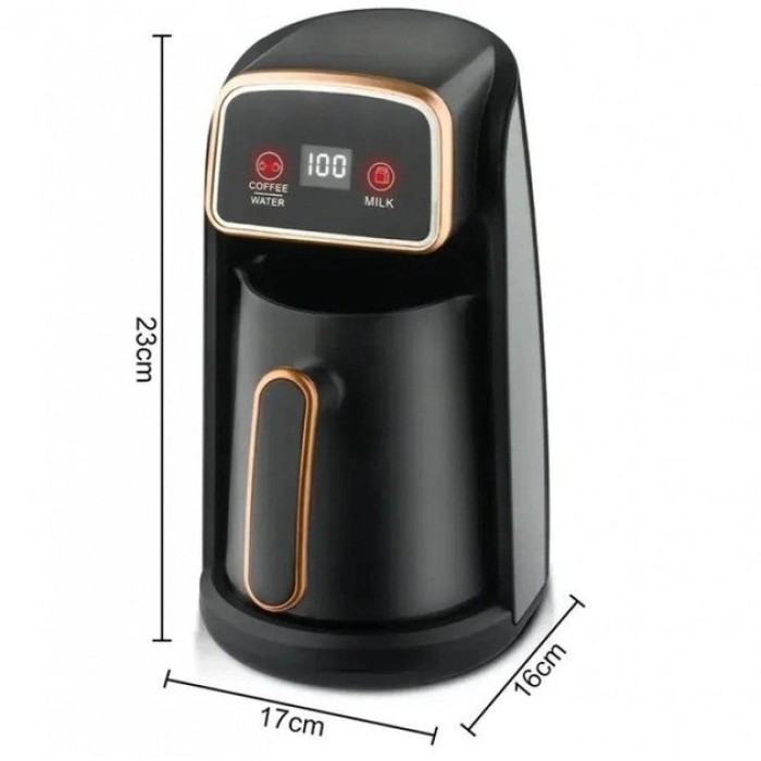 Електротурка 0.5л, Сучасна електрична турка для кави, Турка для швидкого приготування кави ZP-45