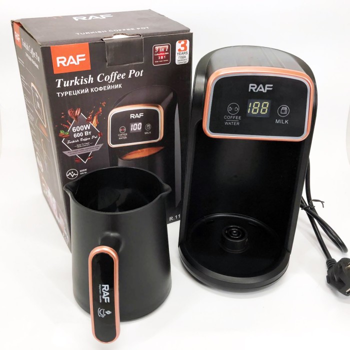 Електротурка 0.5л, Сучасна електрична турка для кави, Турка для швидкого приготування кави ZP-45