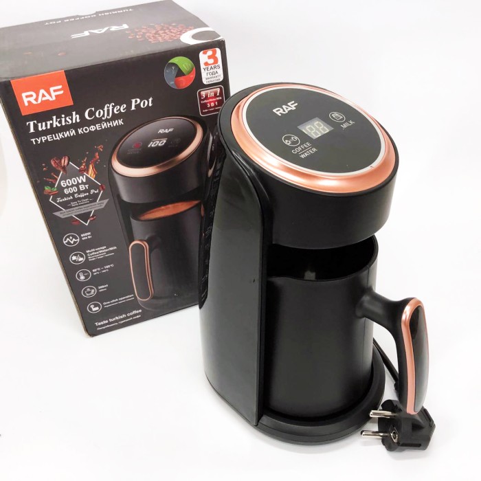 Турка для швидкого приготування кави RAF-R.116, Електрична турка 0, 5 л електрична якісна AZ-54
