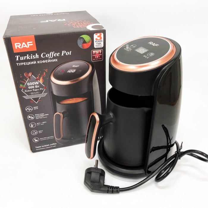 Турка для швидкого приготування кави RAF-R.116, Електрична турка 0, 5 л електрична якісна AZ-54