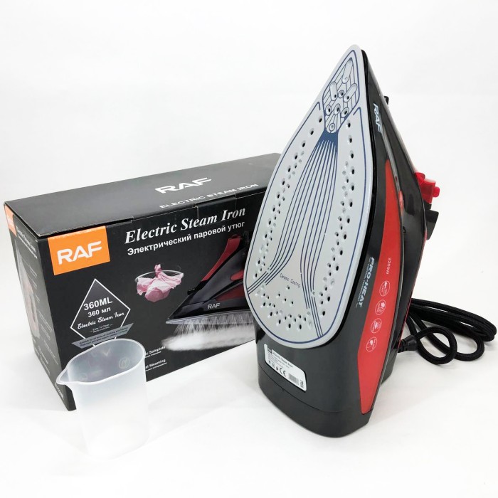 Потужна праска для швидкого прасування RAF R.1233 2200 Вт, Парова праска для різних типів тканин VS-11