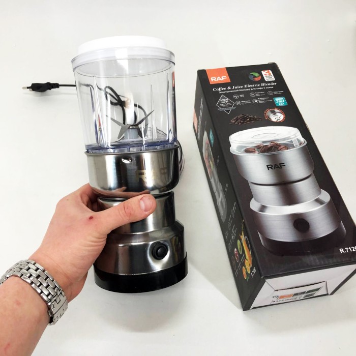Кавомолка електрична топ RAF, Кавомолка для кави, Ручна кавомолка електрокавомолка ZC-98