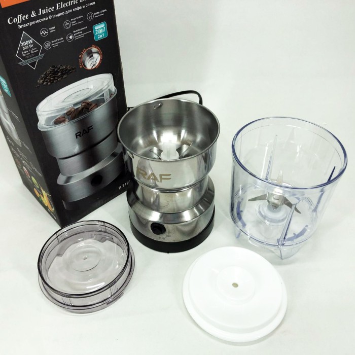Кавомолка потужна побутова RAF, Кавомолка електрична топ, Кава молка з функцією подрібнення ий NF-85
