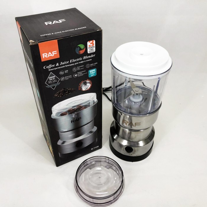 Кавомолка потужна побутова RAF, Кавомолка електрична топ, Кава молка з функцією подрібнення ий NF-85