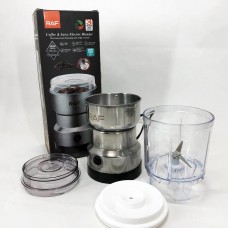 Подрібнювач кавових зерен RAF R.7126 300 Вт, Кавомолка металева, Кава молочка для спец VA-31