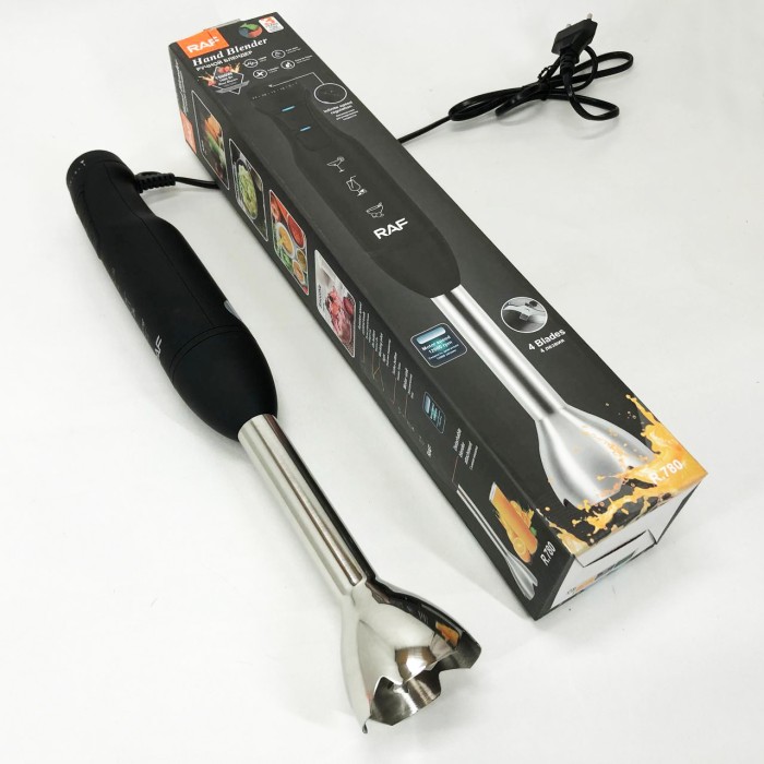 Блендер для соусів і пюре RAF, Блендер для приготування соусів і паст, Кухонний комбайн металевий BQ-97