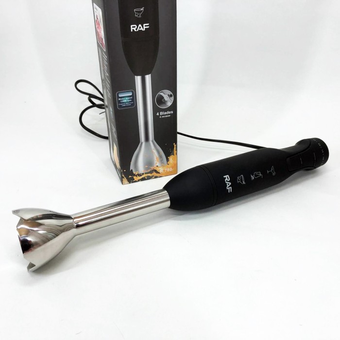 Хороший електричний блендер RAF, Гарний занурювальний блендер для дому, Подрібнювач для кухні металевий QO-25