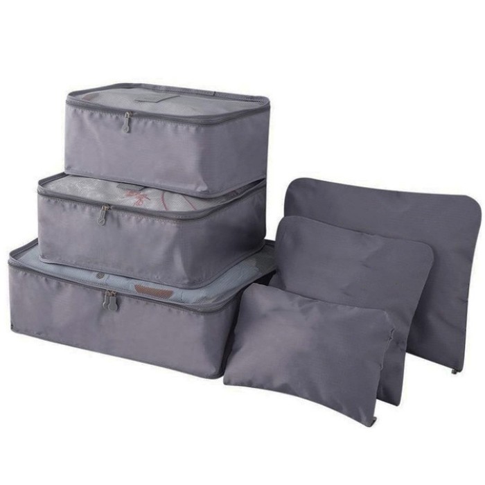 Набір дорожніх органайзерів 6 шт. Колір: сірий UO-25