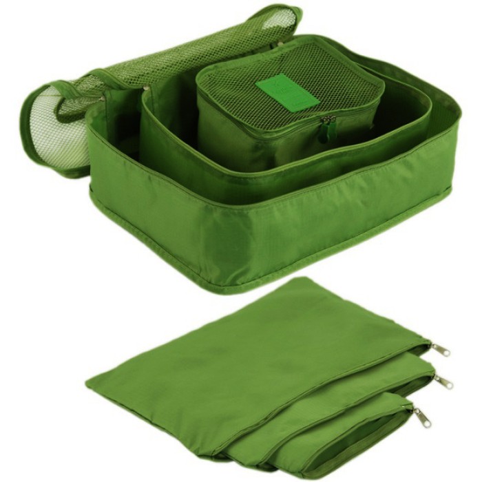 Набір дорожніх органайзерів 6 шт. Колір: зелений XI-13