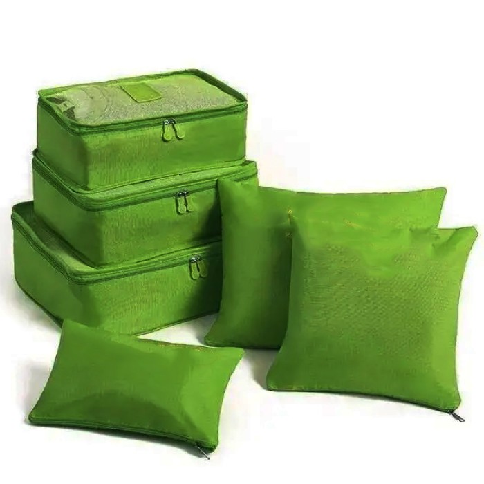 Набір дорожніх органайзерів 6 шт. Колір: зелений XI-13