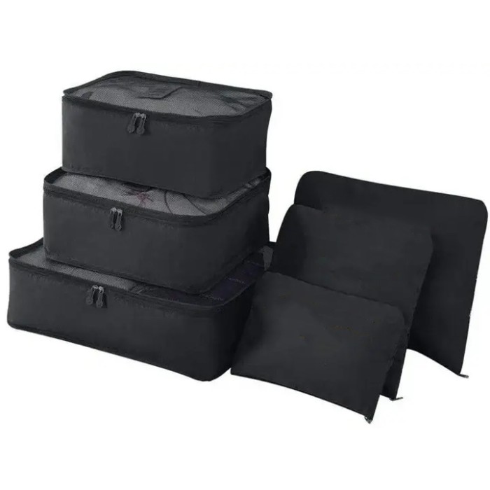 Набір дорожніх органайзерів 6 шт. Колір: чорний CG-83