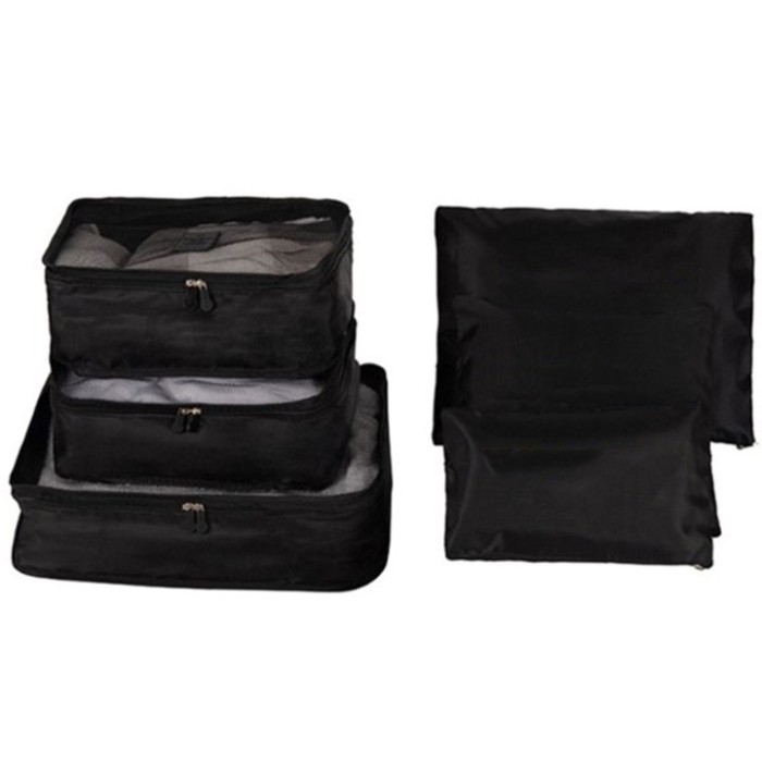 Набір дорожніх органайзерів 6 шт. Колір: чорний CG-83