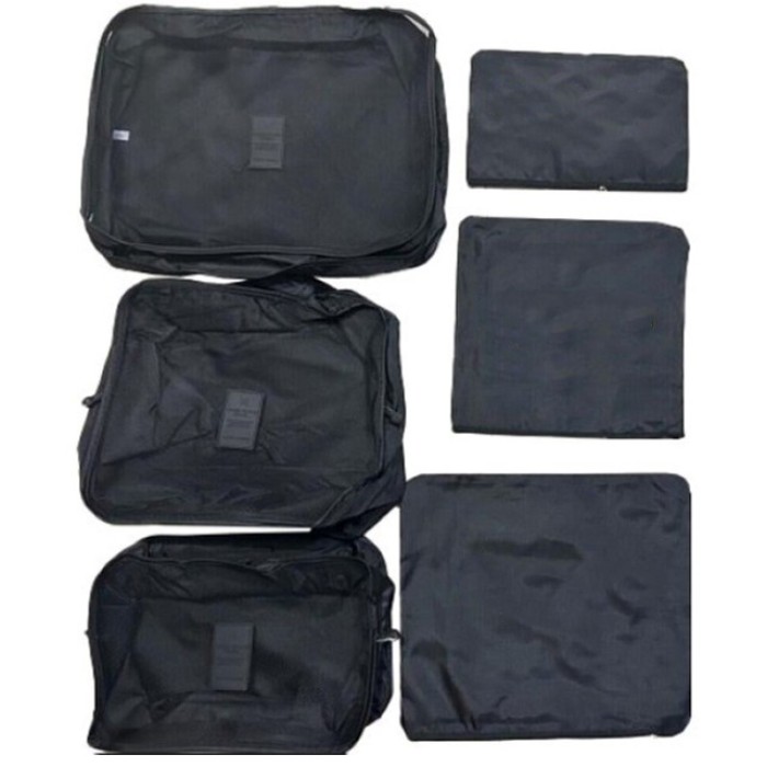 Набір дорожніх органайзерів 6 шт. Колір: чорний CG-83