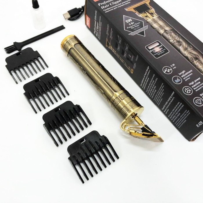 Машинка для стрижки волосся міцна RAF R.429, Набір для стрижки з зарядкою Електромашинка волосся PS-71
