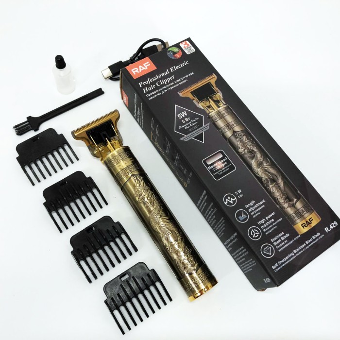 Машинка для стрижки волосся міцна RAF R.429, Набір для стрижки з зарядкою Електромашинка волосся PS-71