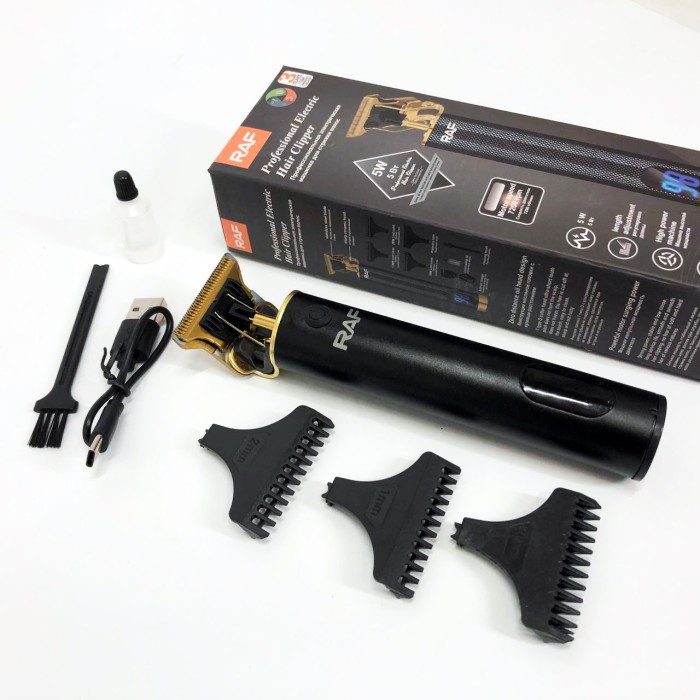 Електрична машинка для стрижки потужна RAF, Машинка-тример для стрижки бездротова VC-70