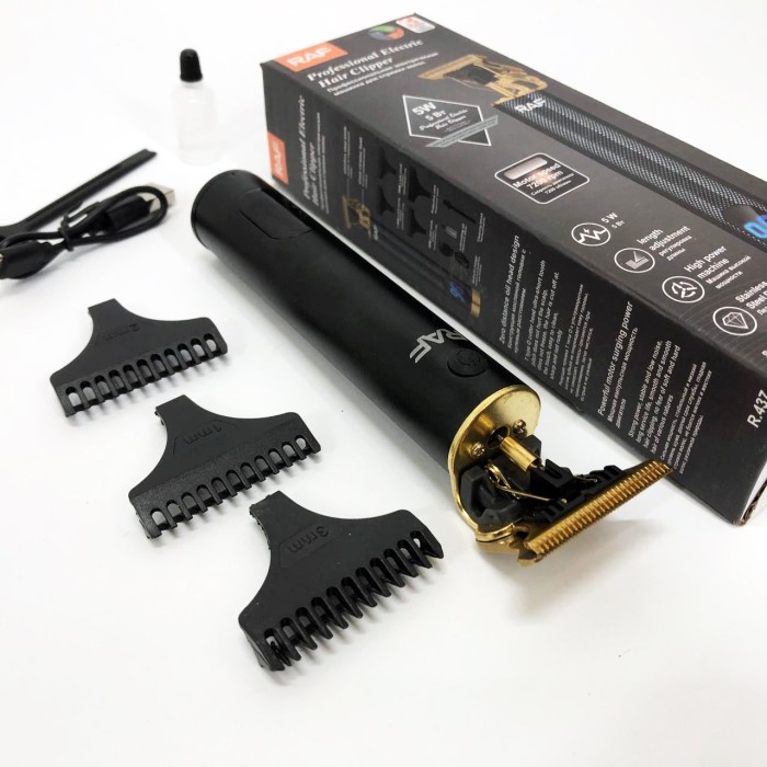 Електрична машинка для стрижки потужна RAF, Машинка-тример для стрижки бездротова VC-70