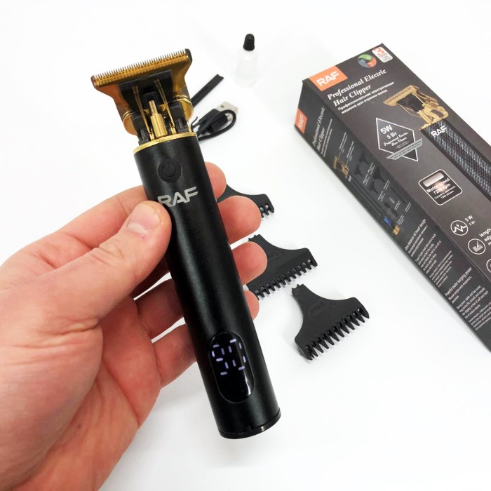 Машинка для стрижки окантовки RAF, Машинка для стрижки волосся і гоління, Хороший бездротовий тример XD-68