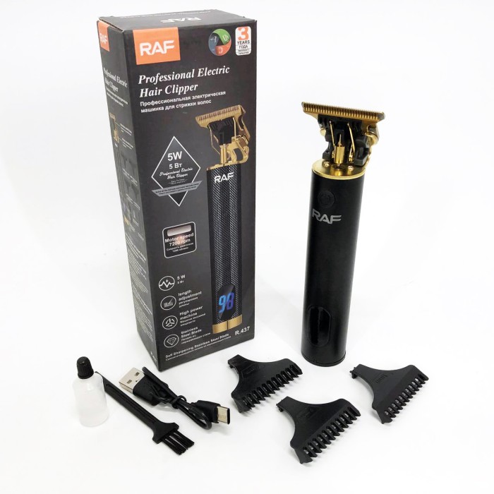 Машинка для стрижки окантовки RAF, Машинка для стрижки волосся і гоління, Хороший бездротовий тример XD-68