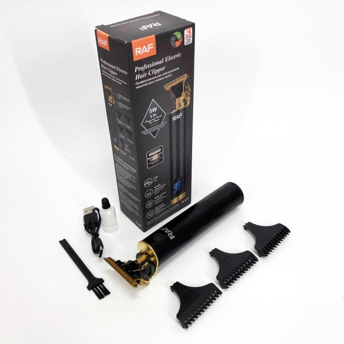 Машинка для стрижки окантовки RAF, Машинка для стрижки волосся і гоління, Хороший бездротовий тример XD-68