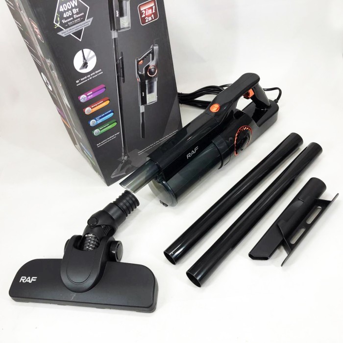 Якісний колбовий пилосос з контейнером RAF R-8758 400 Вт, Топ пилососів контейнерних PO-64