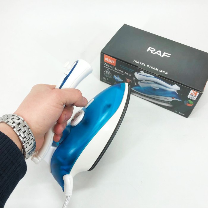 Хороша праска для прасування речей RAF R.1259B 800 Вт, Парова праска для прасування одягу електрична PW-42
