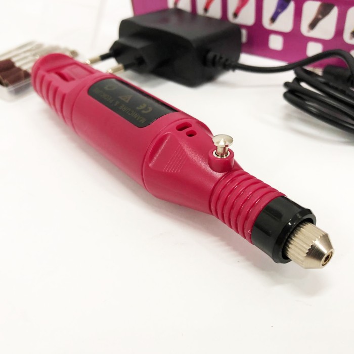 Ручний фрезер для нігтів SmartUs CBM-033 для манікюру та педикюру в домашніх умовах Red