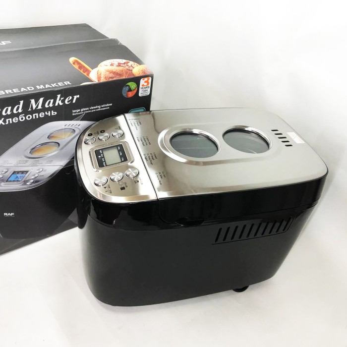 Хлібопічка побутова для дому, Хлібопічка з РК-дисплеєм з антипригарним покриттям ZG-11