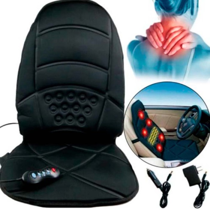 Масажна накидка на крісло CUSHION HL-889 з підігрівом та пультом управління EY-86