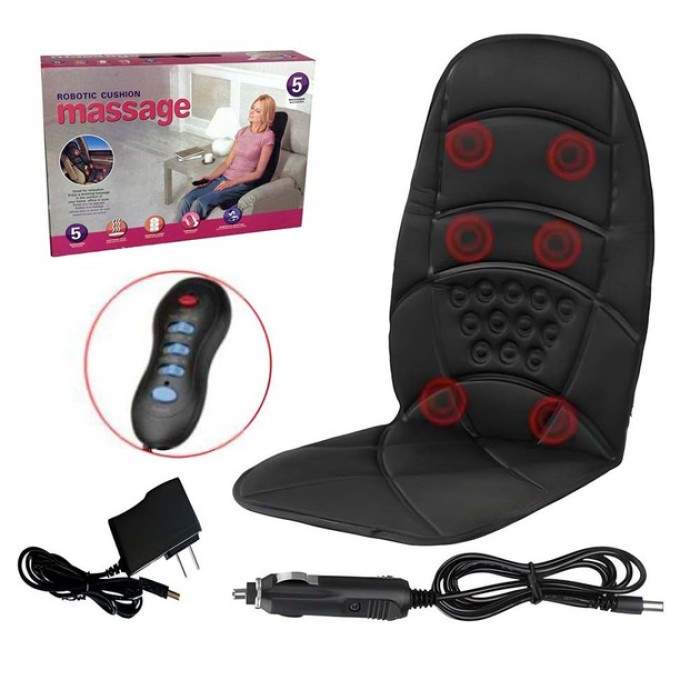 Масажна накидка на крісло CUSHION HL-889 з підігрівом та пультом управління EY-86