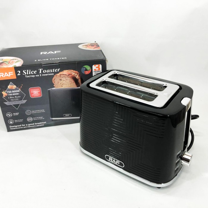 Тостер побутовий для бутербродів RAF R.2102 900 Вт, Тостер хорошої якості, Тостери для дому JP-86