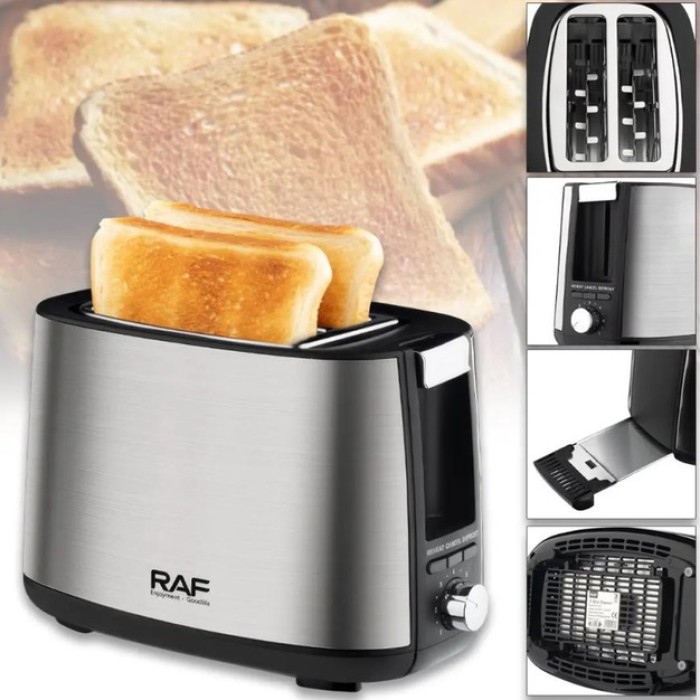 Потужний тостер для дому та кухні RAF, Тостер для тонких скибочок хліба Сендвіч-тостер грінок LQ-84