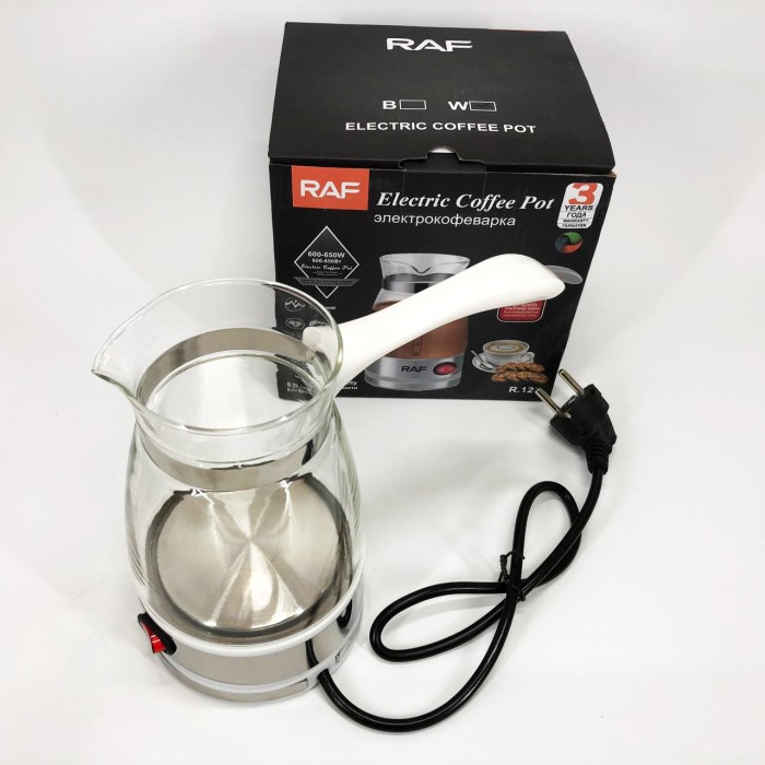 Електротурка електрична RAF, Турка 500 мл, Турка для кави для подорожей заварювання кави WV-24