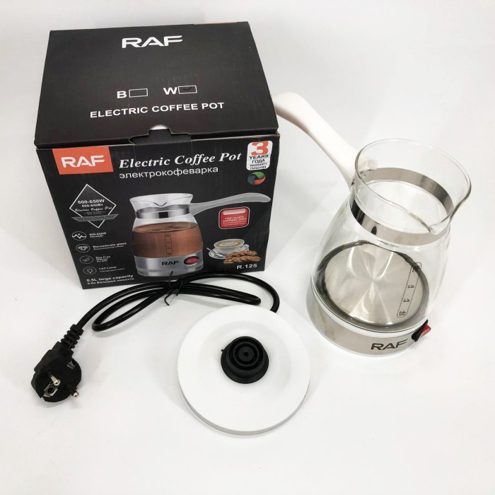 Електротурка електрична RAF, Турка 500 мл, Турка для кави для подорожей заварювання кави WV-24