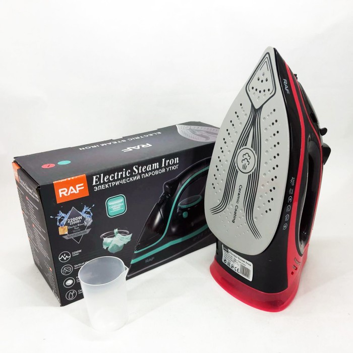 Ручна побутова праска з парою RAF R.1250 2200 Вт, Праска для догляду за тканинами SR-52