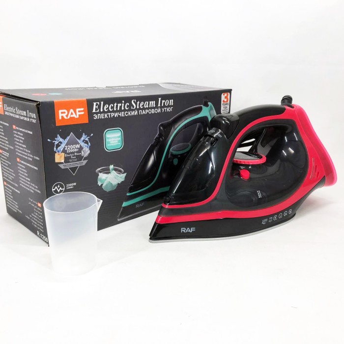 Ручна побутова праска з парою RAF R.1250 2200 Вт, Праска для догляду за тканинами SR-52